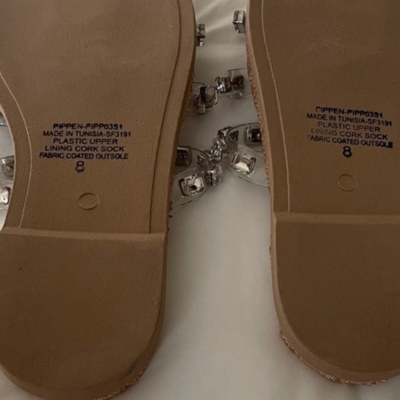 Steve Madden Women's Sandals with Clear and Silver Accents - Picture 8 of 12
